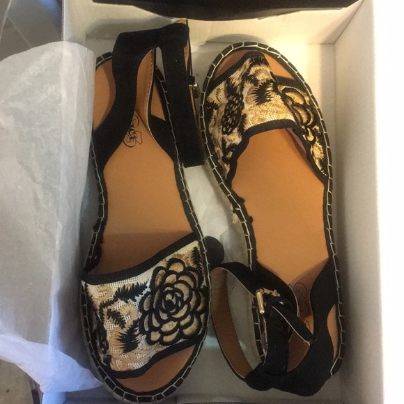 Police 883 ankle strap wedges sandals - Picture 3 of 6